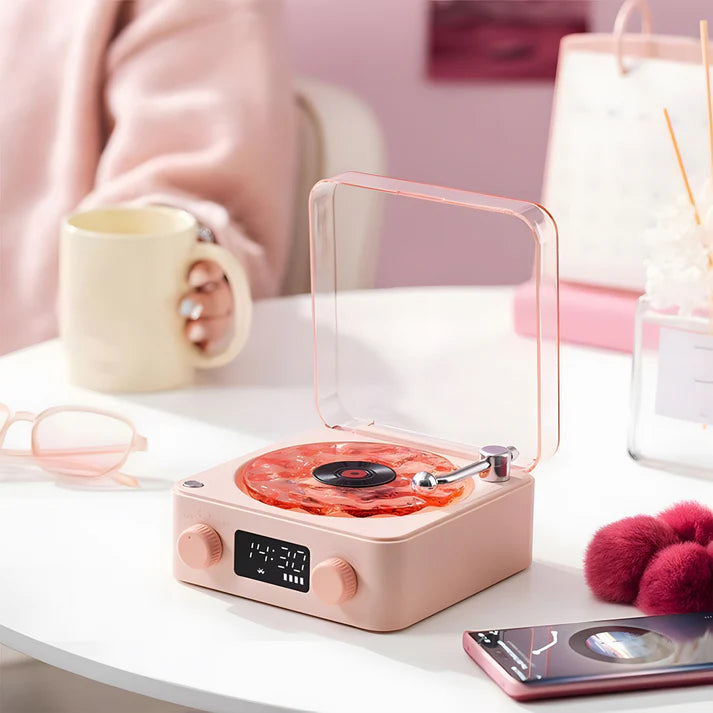 SilentAuras™ Retro Vinyl Speaker
