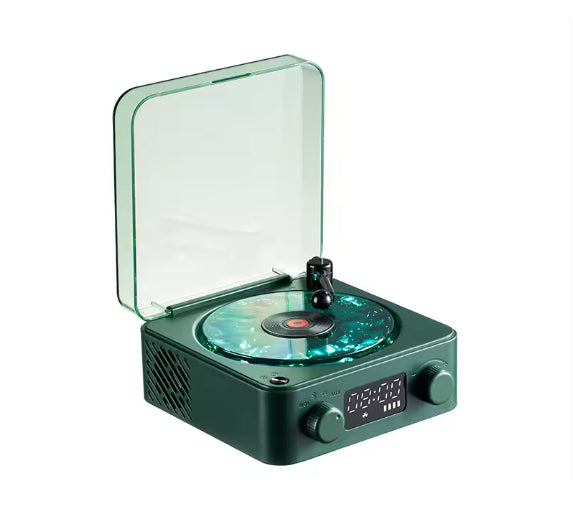 SilentAuras™ Retro Vinyl Speaker
