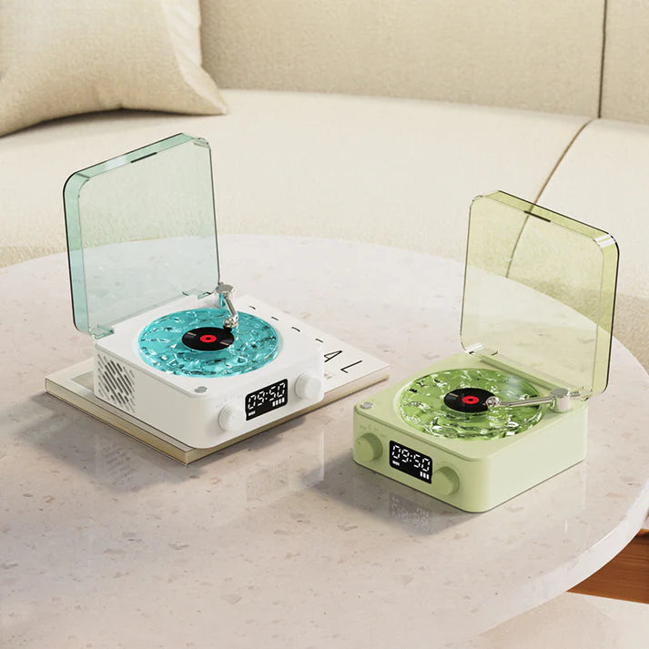 SilentAuras™ Retro Vinyl Speaker