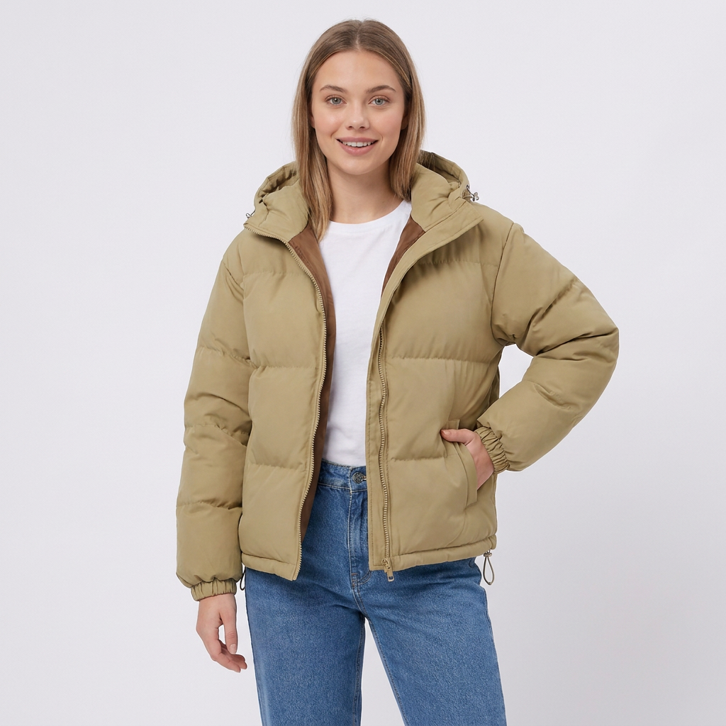 Hooded Cotton Puffer Jacket