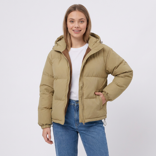 Hooded Cotton Puffer Jacket
