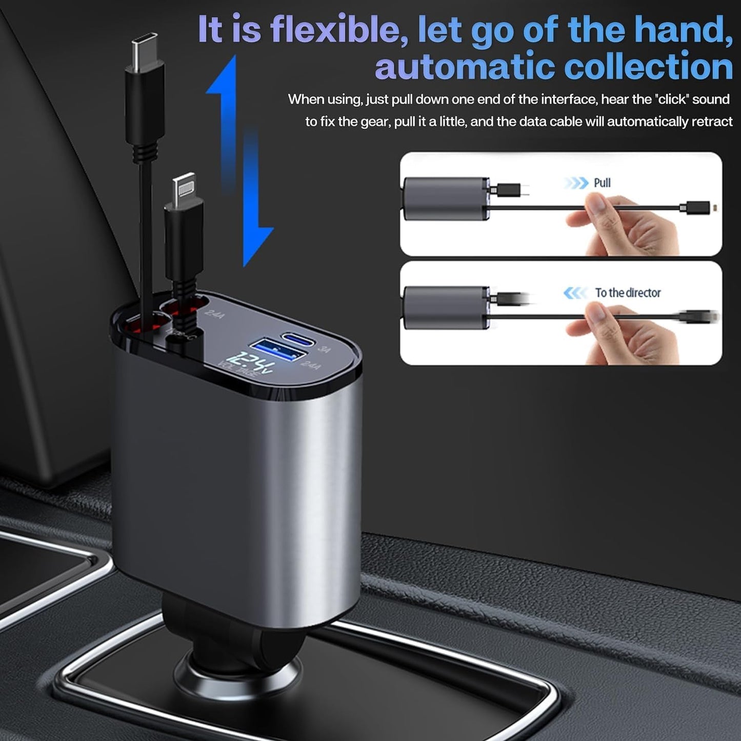 Retractable Car Charger