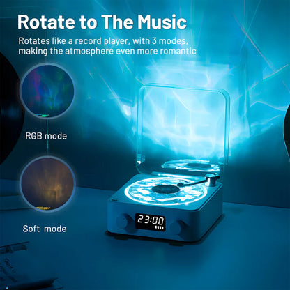 SilentAuras™ Retro Vinyl Speaker