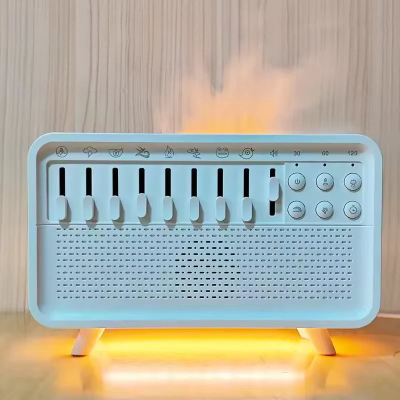 SilentAuras™ Sleep Care - White Noise Bluetooth Speaker Night Light Humidifier
