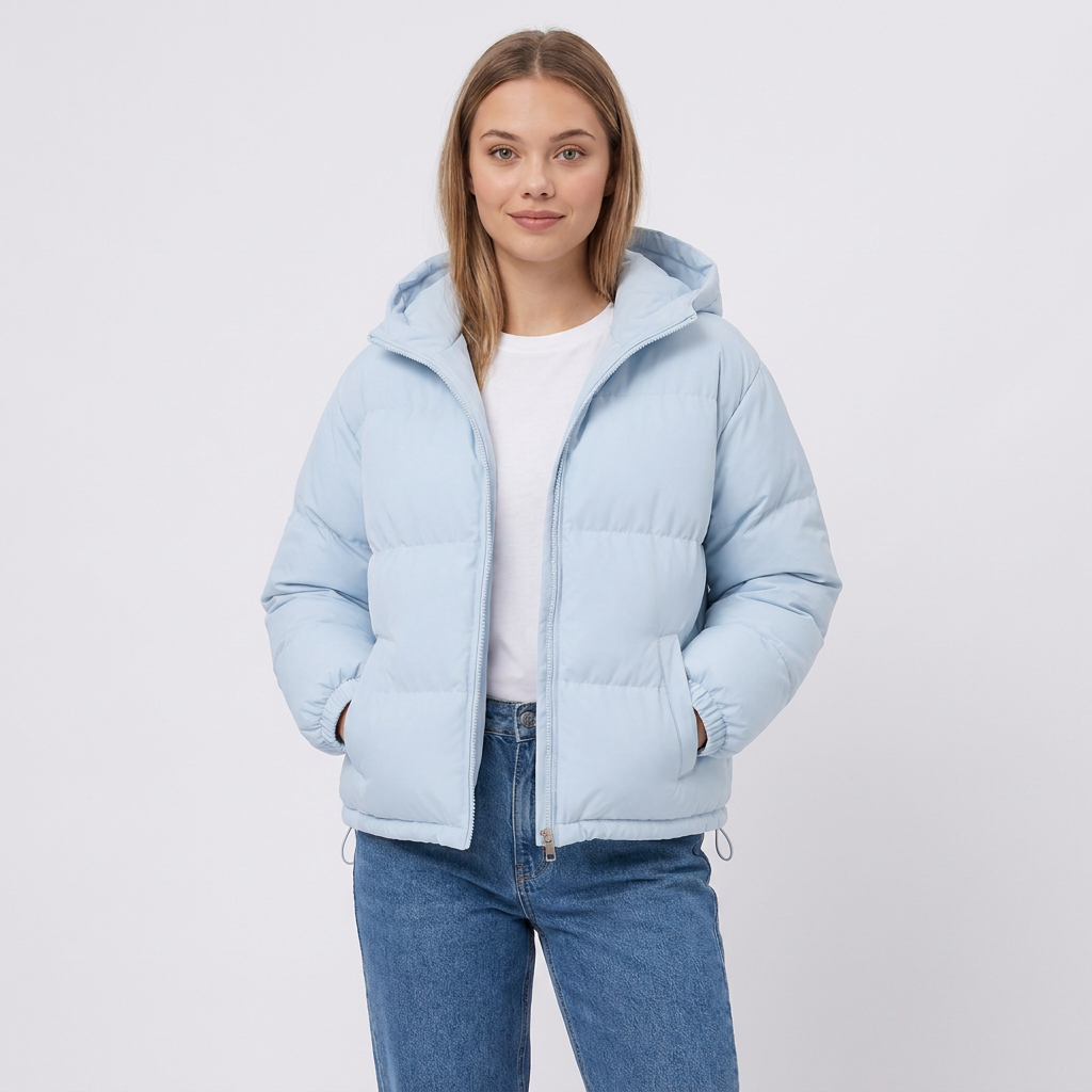 Hooded Cotton Puffer Jacket