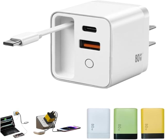 3-in-1 Charger with Retractable Cables